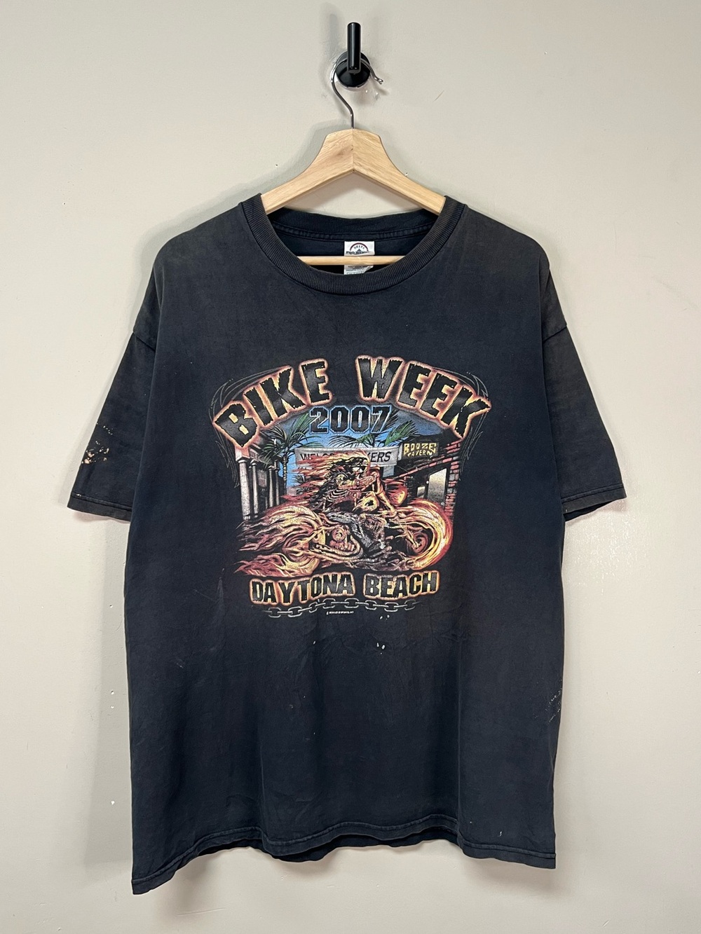 Faded 2007 Bike Week T Shirt